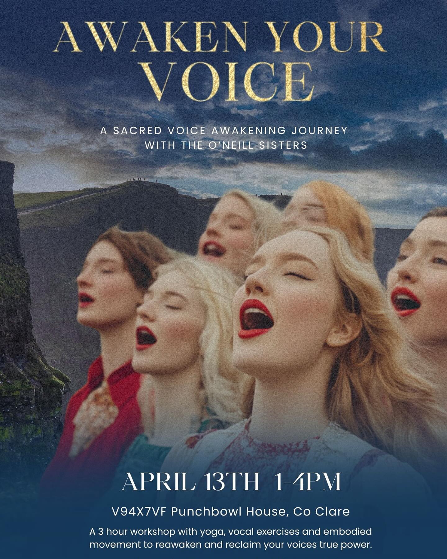 Awaken Your Voice Workshop-A sacred voice awakening journey with The O’Neill Sisters